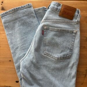 Levi 501 highwaisted straight leg